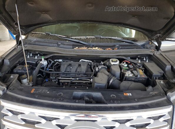 1FM5K8D85KGA52468 2019 FORD EXPLORER Charcoal Widok wnętrza z tyłu