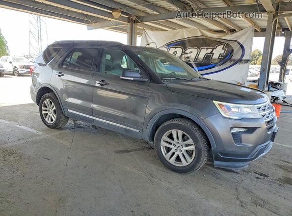 1FM5K8D85KGA52468 2019 FORD EXPLORER Charcoal Przód prawy