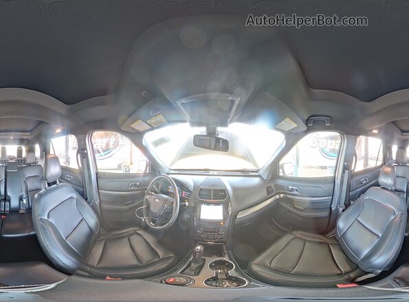 1FM5K8D85KGA52468 2019 FORD EXPLORER Charcoal Widok naklejki z numerem VIN