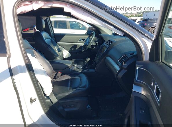 1FM5K8D85KGA82764 2019 FORD EXPLORER White Vista interior delantera