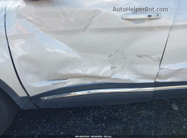 1FM5K8D85KGA82764 2019 FORD EXPLORER White Vista frontal