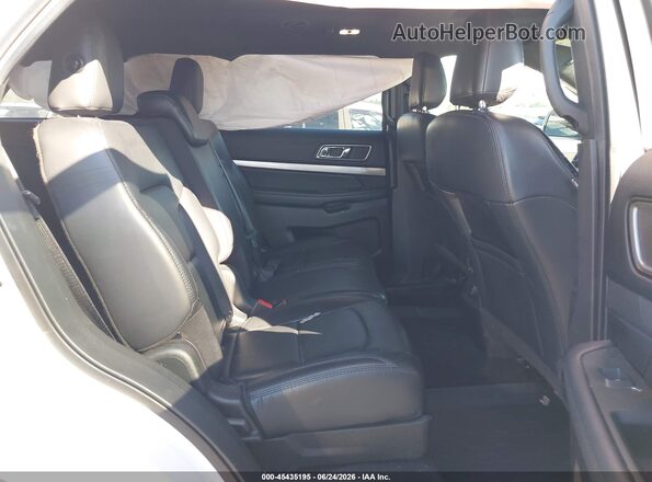 1FM5K8D85KGA82764 2019 FORD EXPLORER White Vista de la etiqueta del VIN
