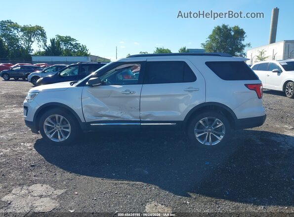 1FM5K8D85KGA82764 2019 FORD EXPLORER White Vista interior de 360 grados