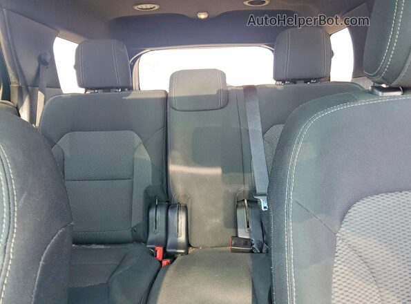 1FM5K8D86GGA27778 2016 FORD EXPLORER Black Вид задніх сидінь