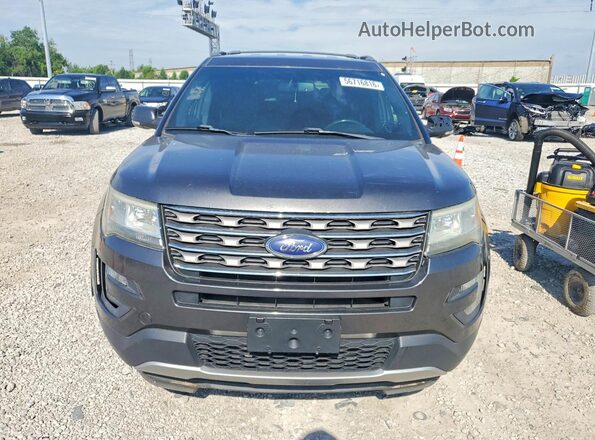 1FM5K8D86GGA27778 2016 FORD EXPLORER Black Вид спереду