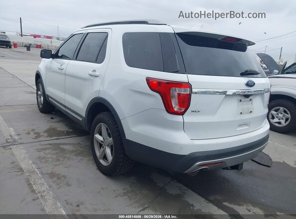 1FM5K8D86GGA77516 2016 FORD EXPLORER White Задня ліва чверть