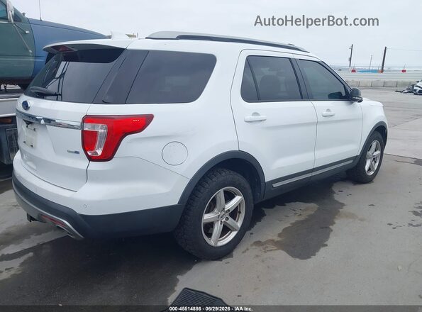 1FM5K8D86GGA77516 2016 FORD EXPLORER White Задня права чверть