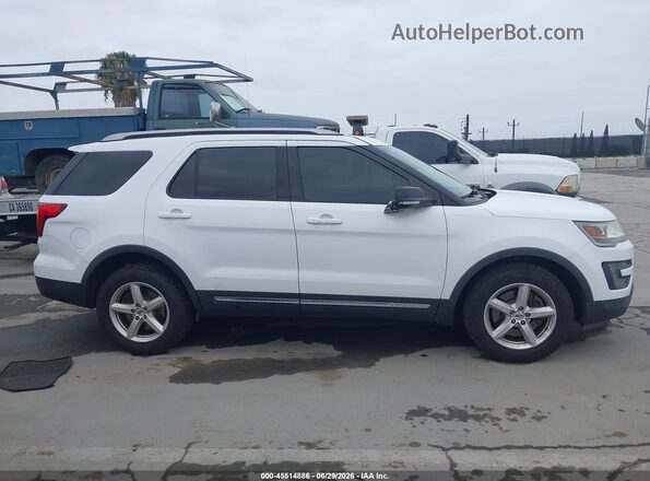 1FM5K8D86GGA77516 2016 FORD EXPLORER White Вид задньої частини салону
