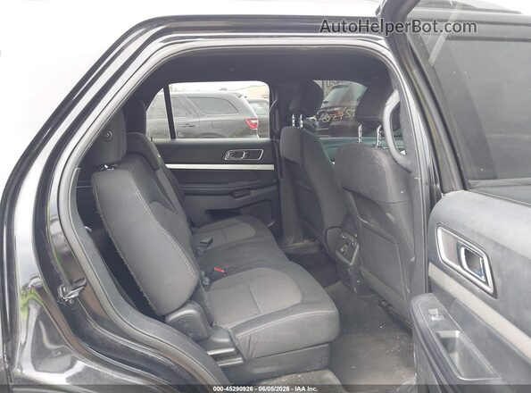 1FM5K8D86HGA52147 2017 FORD EXPLORER Black Vista de la etiqueta del VIN