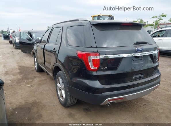 1FM5K8D86HGA52147 2017 FORD EXPLORER Black Trasero izquierdo