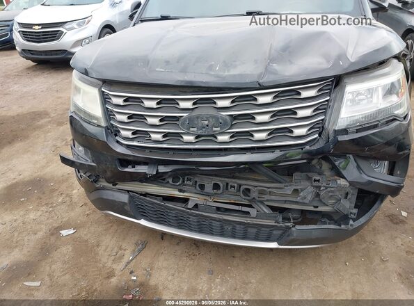 1FM5K8D86HGA52147 2017 FORD EXPLORER Black Vista frontal