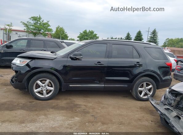 1FM5K8D86HGA52147 2017 FORD EXPLORER Black Vista interior de 360 grados