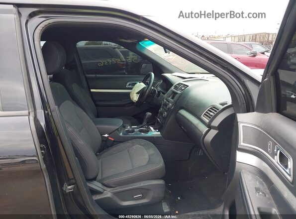 1FM5K8D86HGA52147 2017 FORD EXPLORER Black Vista interior delantera