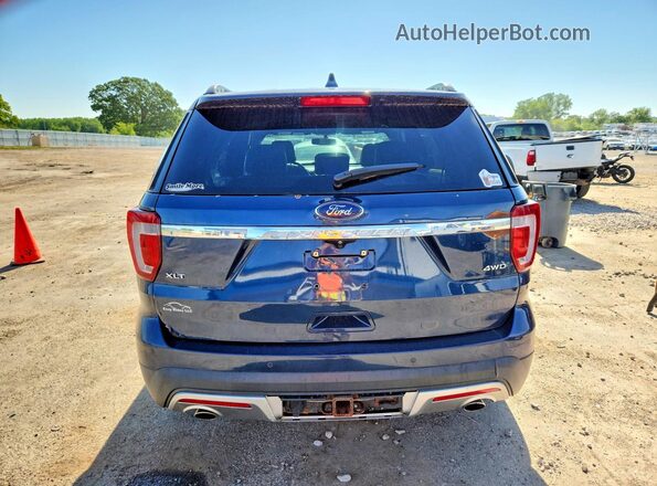 1FM5K8D86HGC19168 2017 FORD EXPLORER Blue 