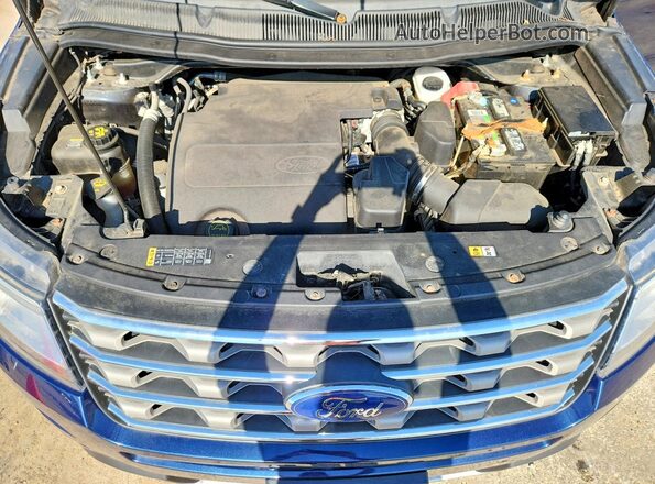 1FM5K8D86HGC19168 2017 FORD EXPLORER Blue 