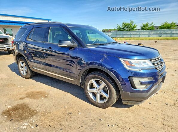 1FM5K8D86HGC19168 2017 FORD EXPLORER Blue 