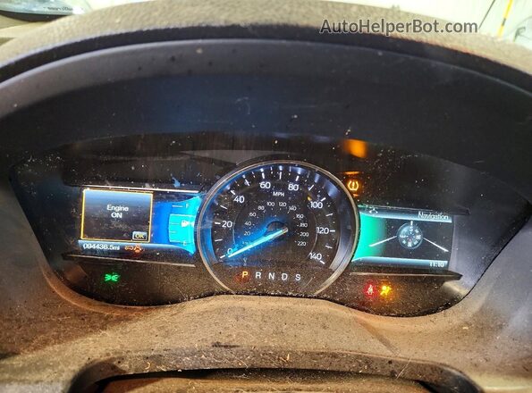 1FM5K8D86HGC61856 2017 FORD EXPLORER Красный Вид щитка приборов