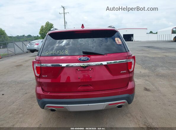 1FM5K8D86HGC64966 2017 FORD EXPLORER Red 