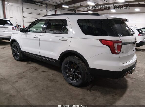 1FM5K8D86HGD81625 2017 FORD EXPLORER Белый Задняя левая четверть