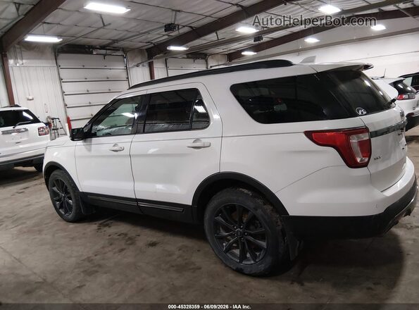 1FM5K8D86HGD81625 2017 FORD EXPLORER Белый Панорамный вид салона 360°