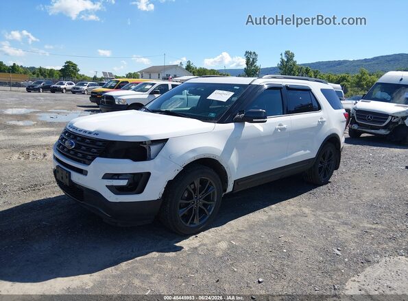 1FM5K8D86HGD95248 2017 FORD EXPLORER White Front left