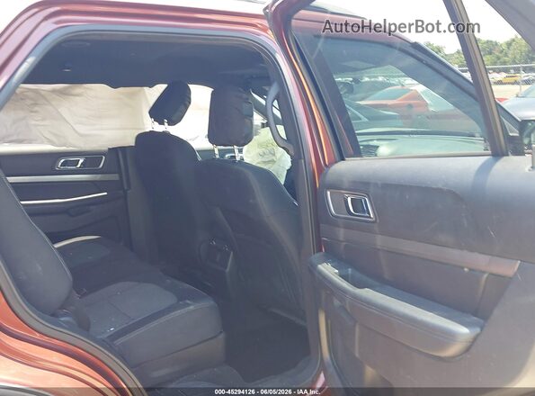 1FM5K8D86JGA11488 2018 FORD EXPLORER Maroon VIN კოდის სტიკერის ხედი