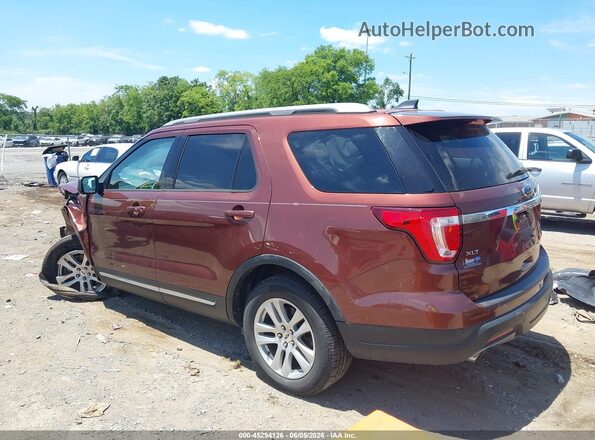 1FM5K8D86JGA11488 2018 FORD EXPLORER Maroon სალონის 360-გრადუსიანი ხედი