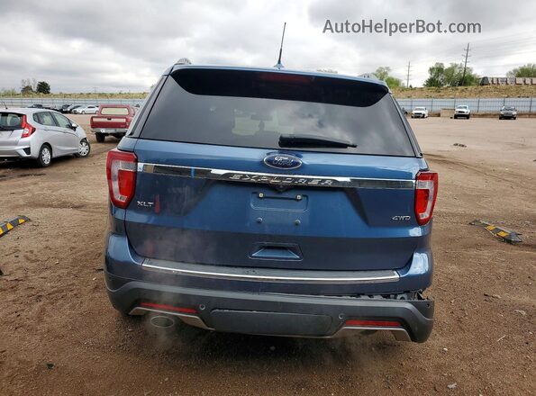 1FM5K8D86JGA31613 2018 FORD EXPLORER Blue 