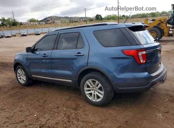 1FM5K8D86JGA31613 2018 FORD EXPLORER Blue 