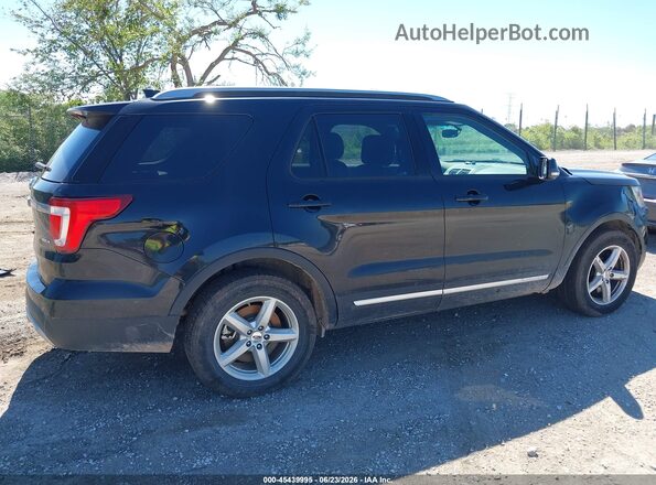 1FM5K8D87GGA13548 2016 FORD EXPLORER Black Задня права чверть