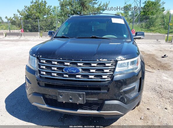 1FM5K8D87GGA13548 2016 FORD EXPLORER Black Вид щитка приладів