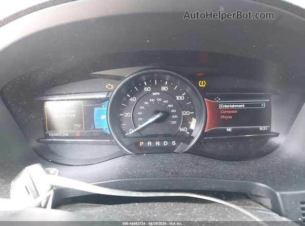 1FM5K8D87GGA17292 2016 FORD EXPLORER Gray Вид задніх сидінь