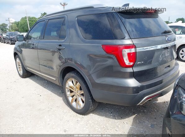 1FM5K8D87GGA17292 2016 FORD EXPLORER Gray Задня ліва чверть