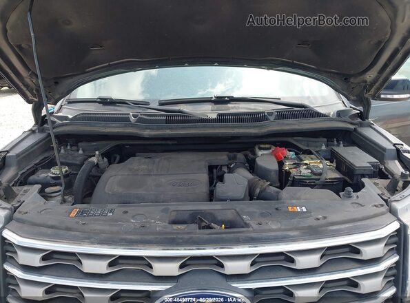1FM5K8D87GGA17292 2016 FORD EXPLORER Gray Вид ззаду