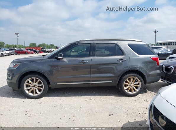 1FM5K8D87GGA17292 2016 FORD EXPLORER Gray Панорамний вид салону 360°