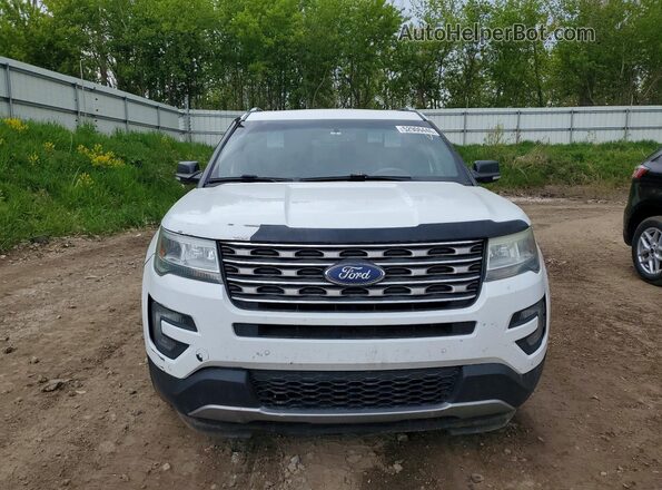 1FM5K8D87GGA39499 2016 FORD EXPLORER White Vista frontal