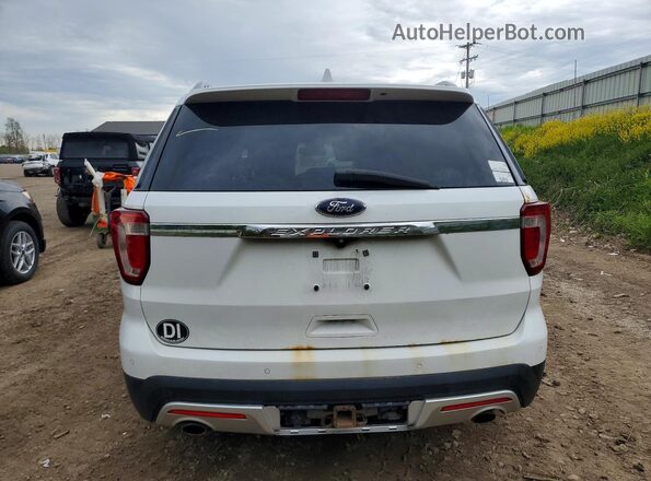 1FM5K8D87GGA39499 2016 FORD EXPLORER White Vista trasera