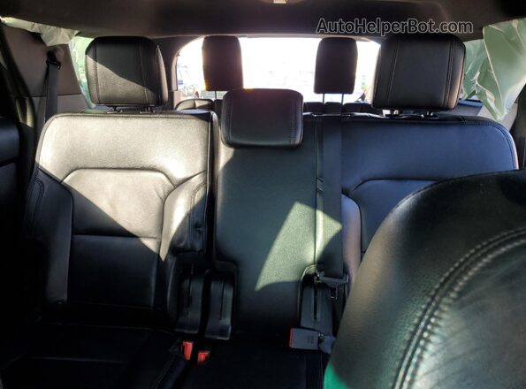 1FM5K8D87GGA43858 2016 FORD EXPLORER Черный Вид задних сидений