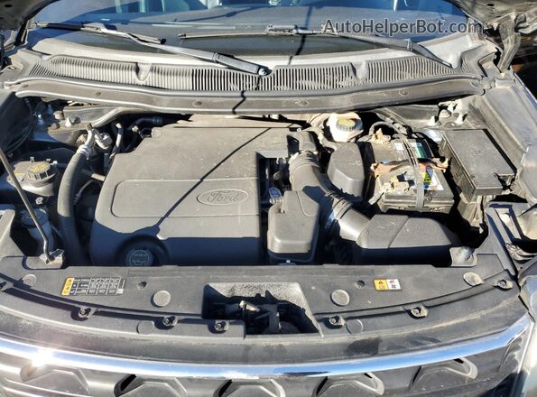 1FM5K8D87GGA43858 2016 FORD EXPLORER Черный Вид подкапотного пространства