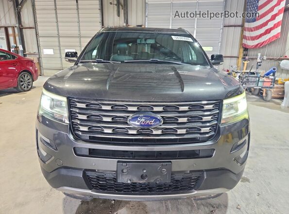 1FM5K8D87GGC33627 2016 FORD EXPLORER Charcoal Widok z przodu