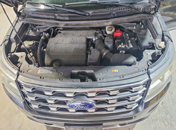 1FM5K8D87GGC33627 2016 FORD EXPLORER Charcoal Widok komory silnika