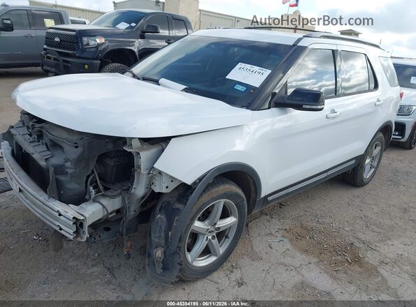 1FM5K8D87GGC88711 2016 FORD EXPLORER White Առջևի ձախ երեք քառորդ տեսարան