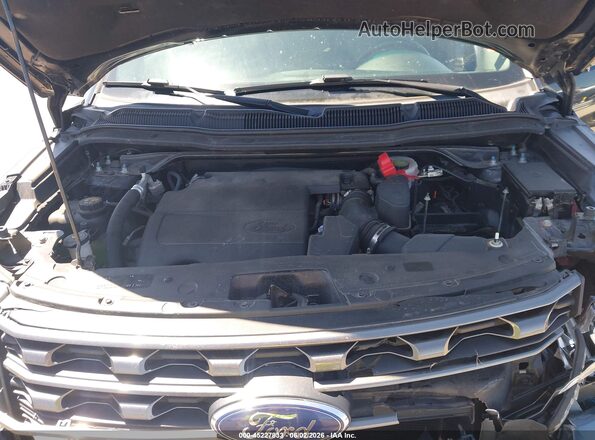 1FM5K8D87HGA41738 2017 FORD EXPLORER Black Vista trasera