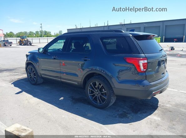 1FM5K8D87HGA41738 2017 FORD EXPLORER Black Trasero izquierdo