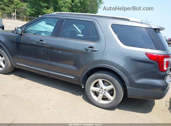 1FM5K8D87HGA91314 2017 FORD EXPLORER Gray Задня ліва чверть
