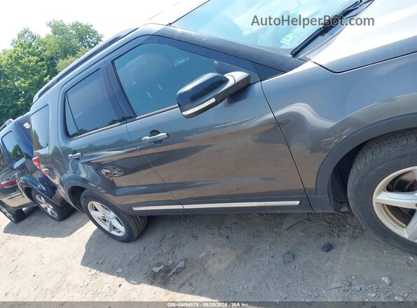 1FM5K8D87HGA91314 2017 FORD EXPLORER Gray Вид задньої частини салону