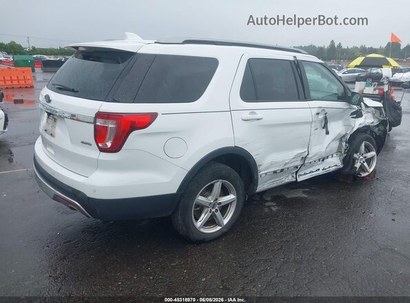 1FM5K8D87HGC22354 2017 FORD EXPLORER White Rear right