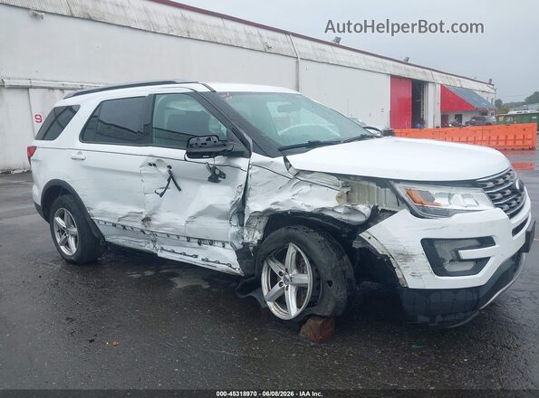 1FM5K8D87HGC22354 2017 FORD EXPLORER White Front view