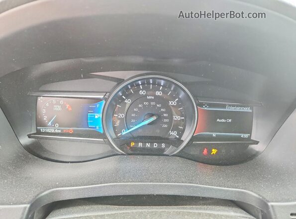 1FM5K8D87HGD37763 2017 FORD EXPLORER White Սարքավորումների վահանակի տեսք
