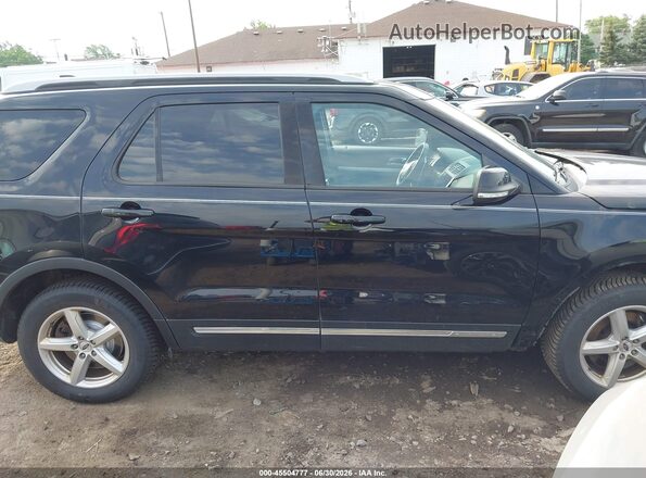 1FM5K8D87HGD82265 2017 FORD EXPLORER Black Widok wnętrza 360 stopni